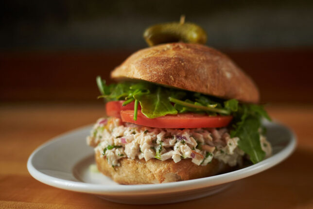 The chicken salad sandwich at Martha's